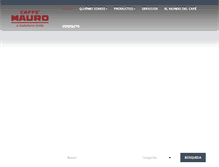 Tablet Screenshot of caffemauro.cl